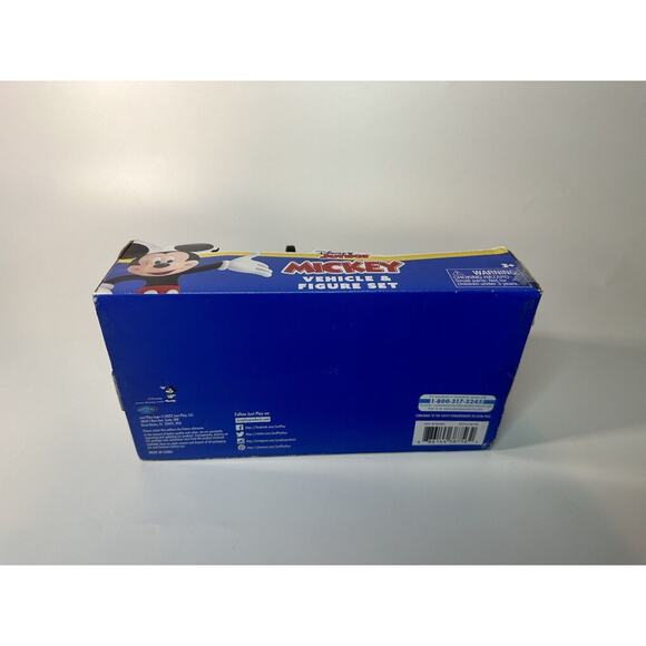 Disney Junior Mickey Mouse Funhouse Fire Truck Ladder Raises Vehicle & Figure - Picture 2 of 4